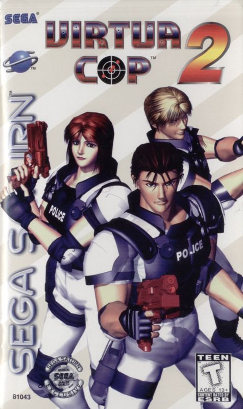 Virtua Cop [Not For Resale] box art for Sega Saturn